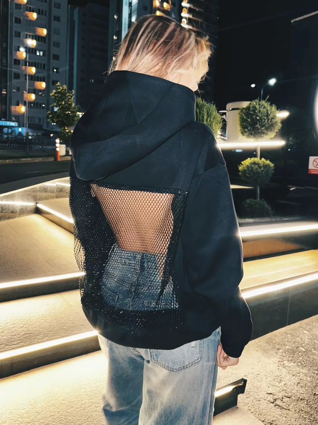 Sepoka Backless Hoodie